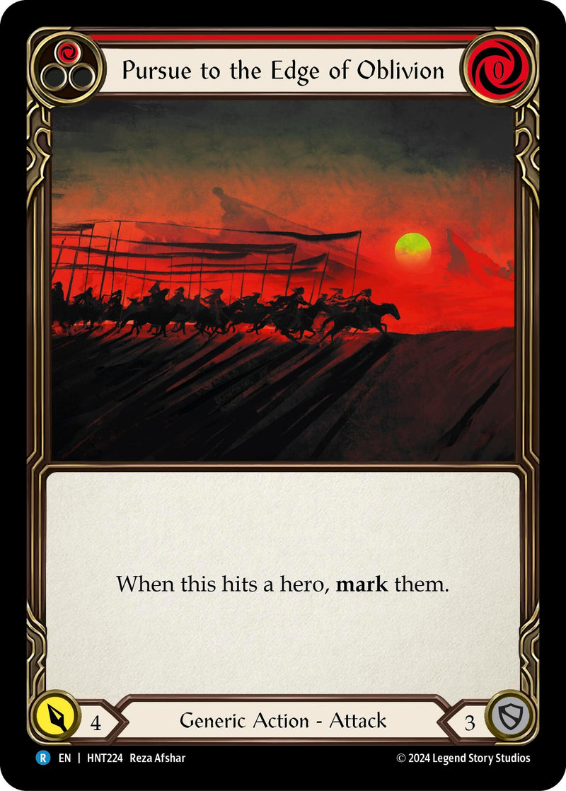Image for Pursue to the Edge of Oblivion (Red) (HNT224)