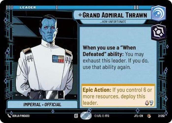 Image for Grand Admiral Thrawn - ...How Unfortunate (2/262) [JTL]