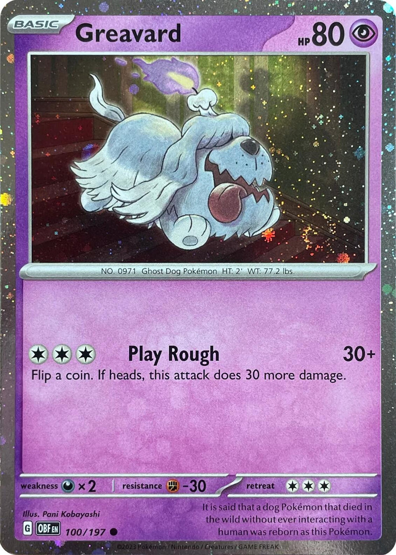 Image for Greavard - 100/197 (Cosmos Holo) (100/197) (Deck Exclusives) - Pokemon