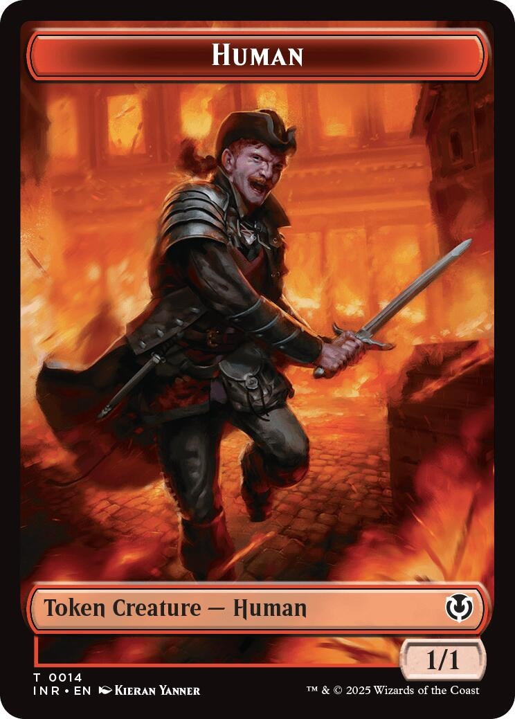Image for Human (0014) // Emblem - Chandra, Dressed to Kill Double-Sided Token (14 // 24) (INR)