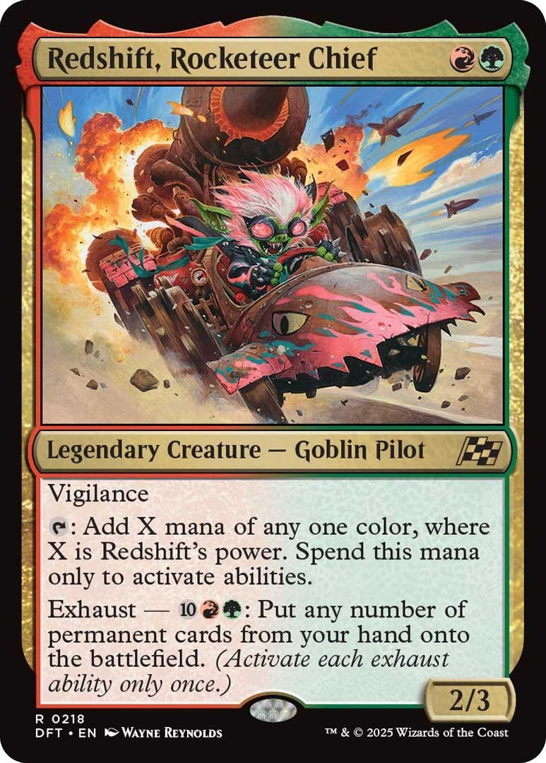 Image for Redshift, Rocketeer Chief (218) (DFT)