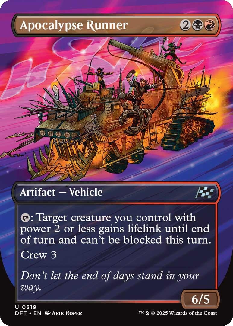 Image for Apocalypse Runner (Borderless) (319) (DFT)