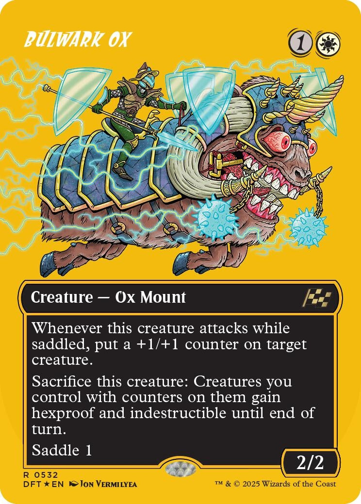 Image for Bulwark Ox (Borderless) (First-Place Foil) (532) (DFT)
