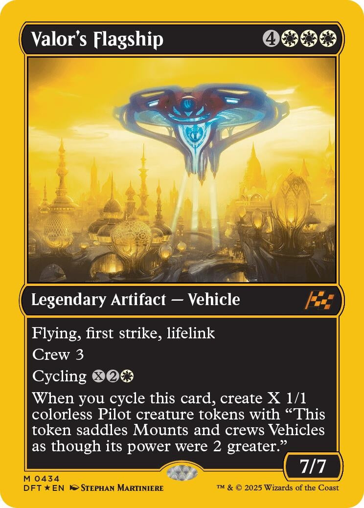 Image for Valor's Flagship (First-Place Foil) (DFT)
