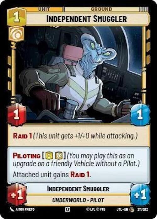 Image for Independent Smuggler (211/257) [JTL]