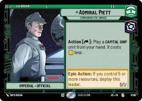 Image for Admiral Piett - Commanding the Armada (005/257) [JTL]