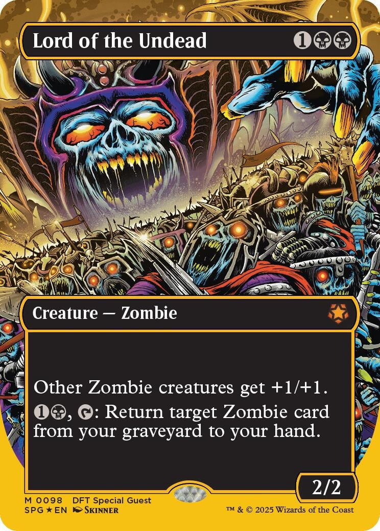 Image for Lord of the Undead (Borderless) (First-Place Foil) (98) [SPG]