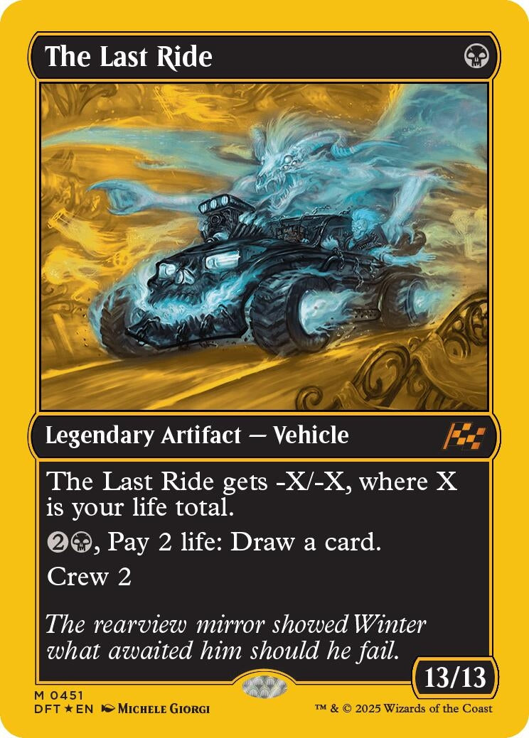 Image for The Last Ride (First-Place Foil) (451) (DFT)