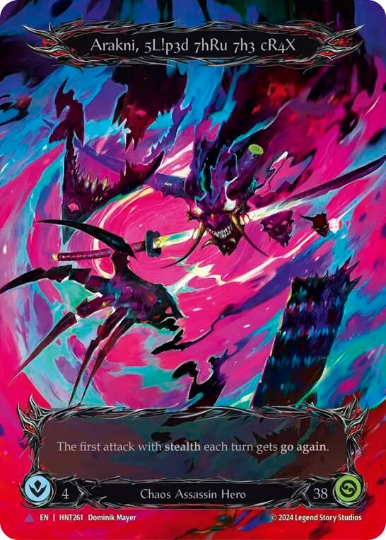 Image for Arakni, 5L!p3d 7hRu 73h cR4X (Marvel) (HNT261)