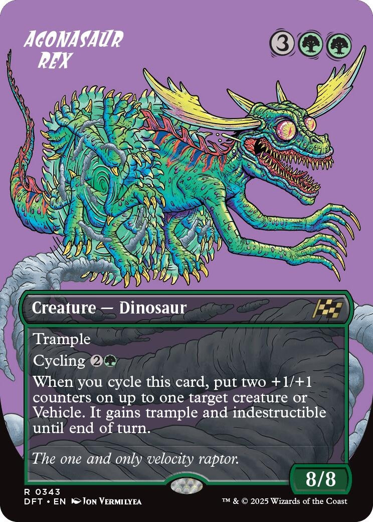 Image for Agonasaur Rex (Borderless) (343) (DFT)