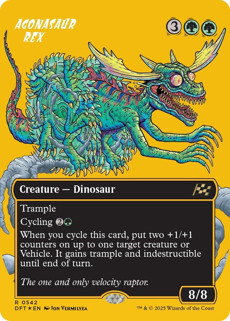 Image for Agonasaur Rex (Borderless) (First-Place Foil) (542) (DFT)