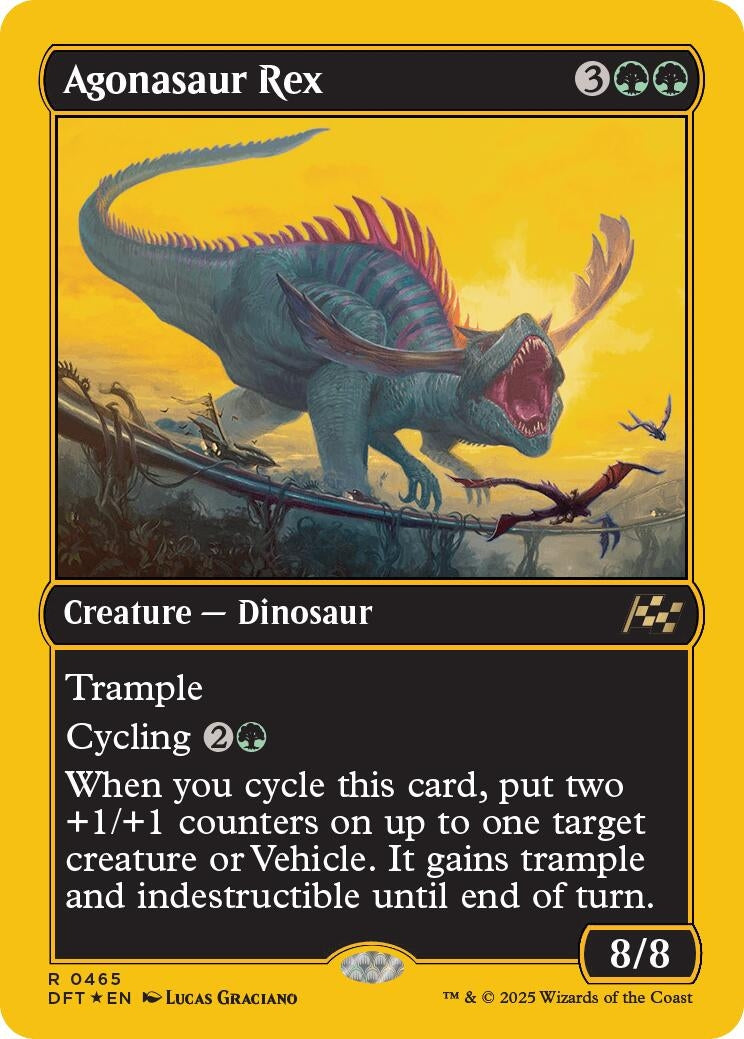 Image for Agonasaur Rex (First-Place Foil) (465) (DFT)