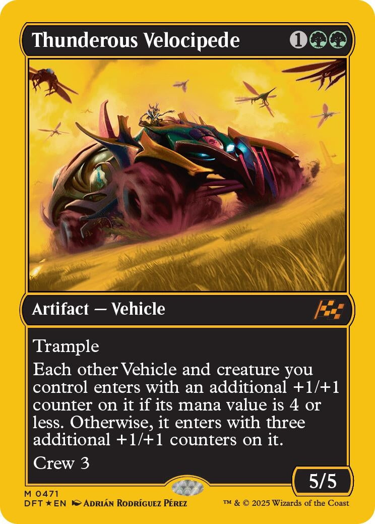 Image for Thunderous Velocipede (First-Place Foil) (471) (DFT)