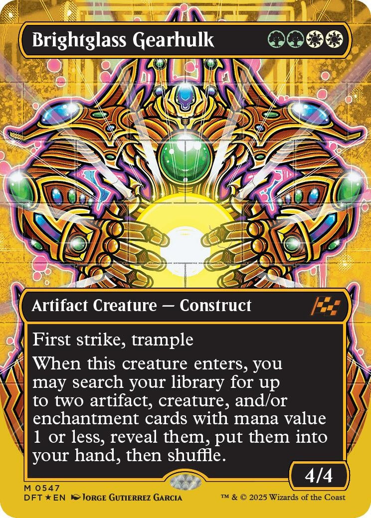 Image for Brightglass Gearhulk (Borderless) (First-Place Foil) (547) (DFT)