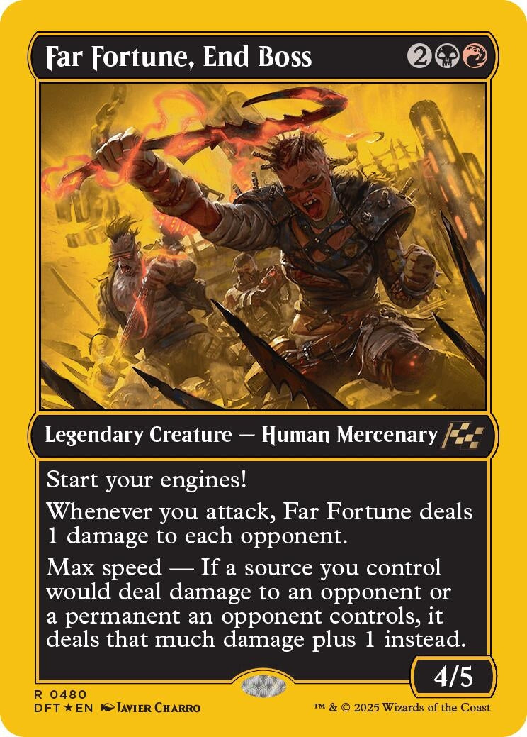 Image for Far fortune, End Boss (First-Place Foil) (480) (DFT)