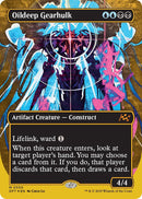 Image for Oildeep Gearhulk (Borderless) (First-Place Foil) (550) (DFT)