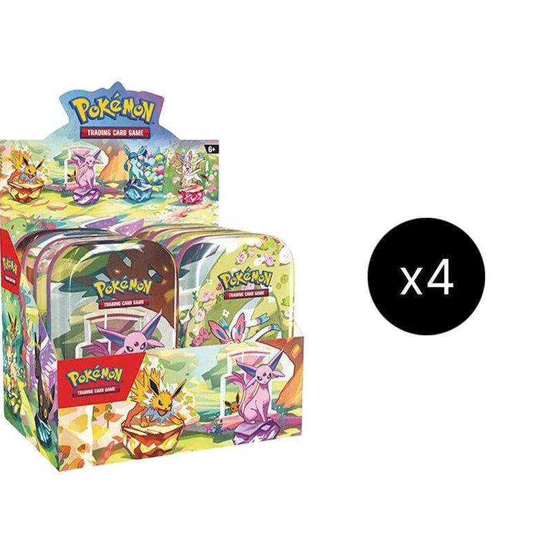 Image for Prismatic Evolutions Mini Tin Display Case - Pokemon