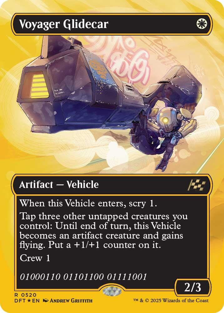 Image for Voyager Glidecar (Borderless) (First-Place Foil) (520) (DFT)