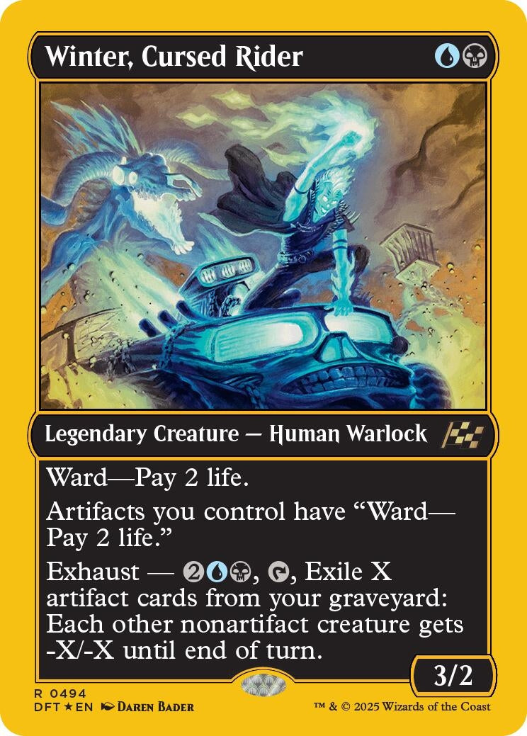 Image for Winter, Cursed Rider (First-Place Foil) (494) (DFT)