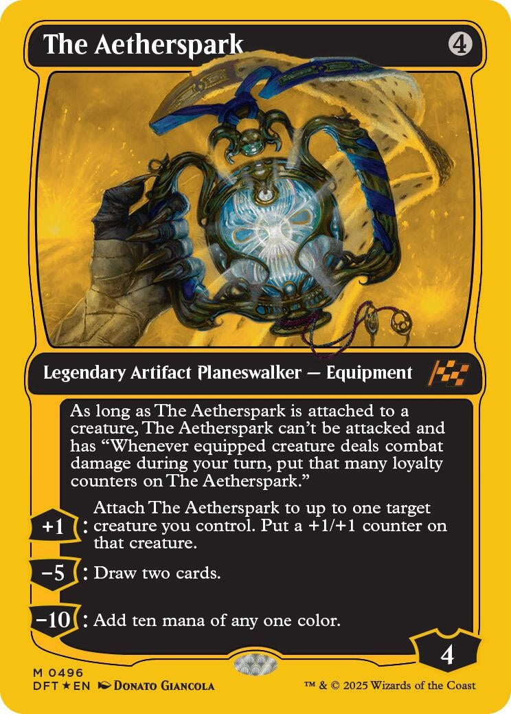 Image for The Aetherspark (First-Place Foil) (496) (DFT)