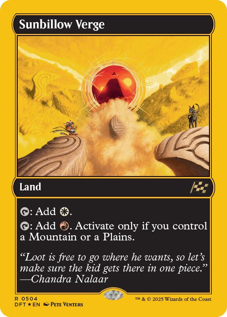 Image for Sunbillow Verge (First-Place Foil) (504) (DFT)