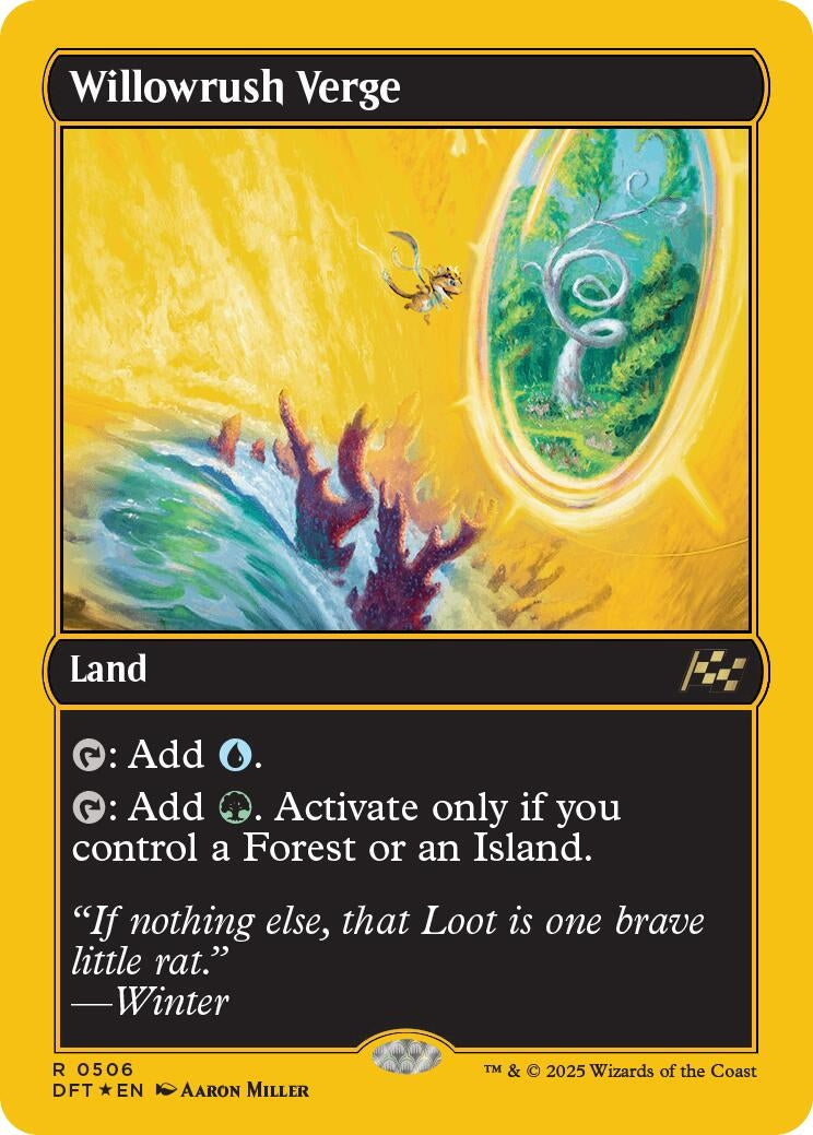 Image for Willowrush Verge (First-Place Foil) (506) (DFT)