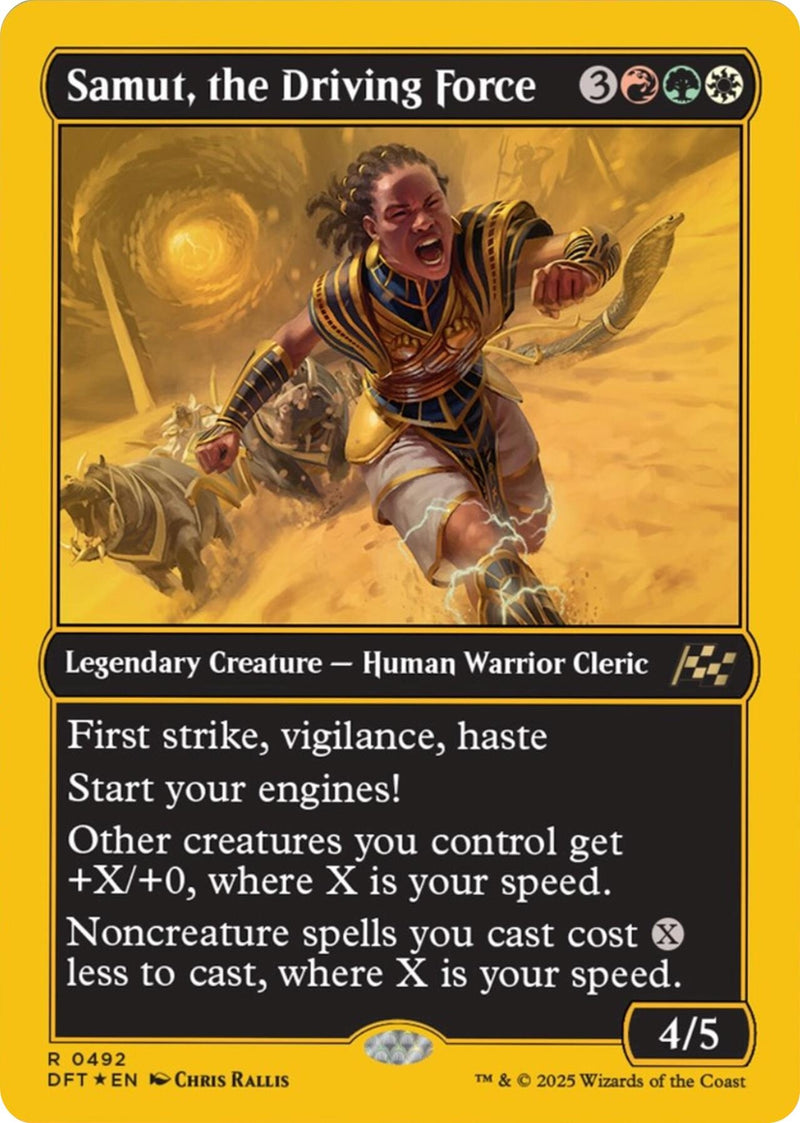 Image for Samut, the Driving Force (First-Place Foil) (492) (DFT)