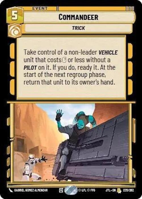 Image for Commandeer (235/257) [JTL]
