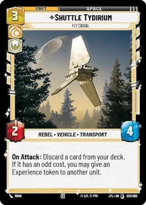 Image for Shuttle Tydirium - Fly Casual (200/257) [JTL]