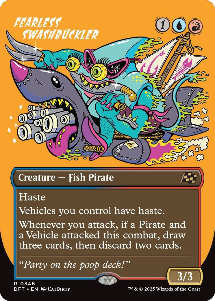 Image for Fearless Swashbuckler (borderless) (346) (DFT)