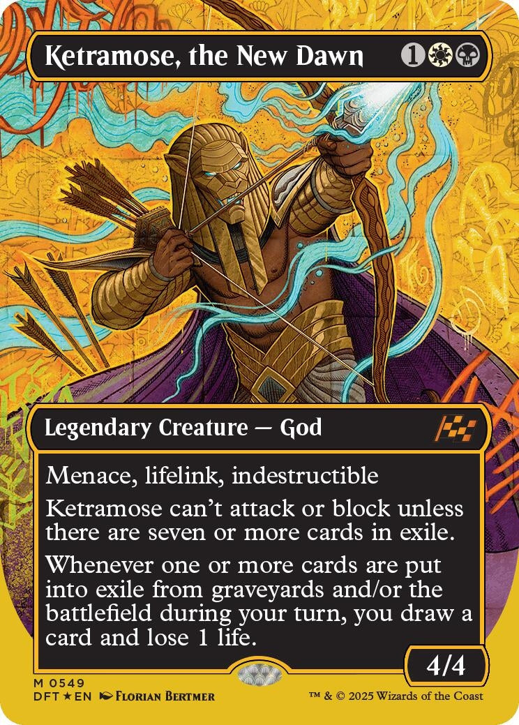Image for Ketramose, the New Dawn (Borderless) (First-Place Foil) (549) (DFT)
