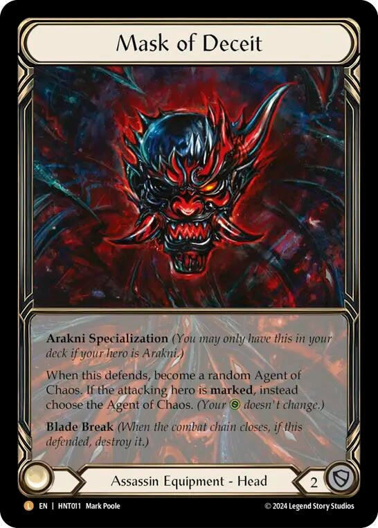 Image for Mask of Deceit (Extended Art) (HNT011)