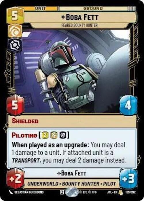 Image for Boba Fett - Feared Bounty Hunter (189/257) [JTL]
