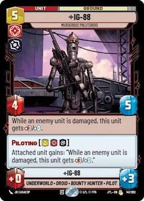 Image for IG-88 - Murderous Phlutdroid (141/257) [JTL]