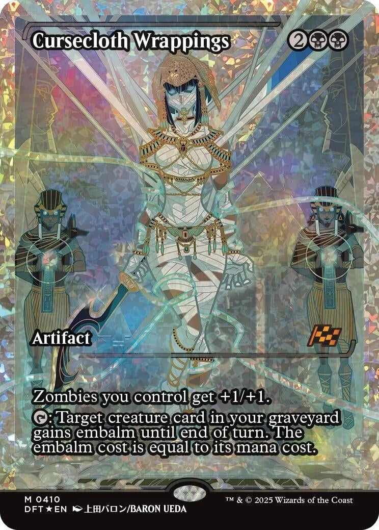 Image for Cursecloth Wrapping (Showcase) (Fracture Foil) (410) (DFT)