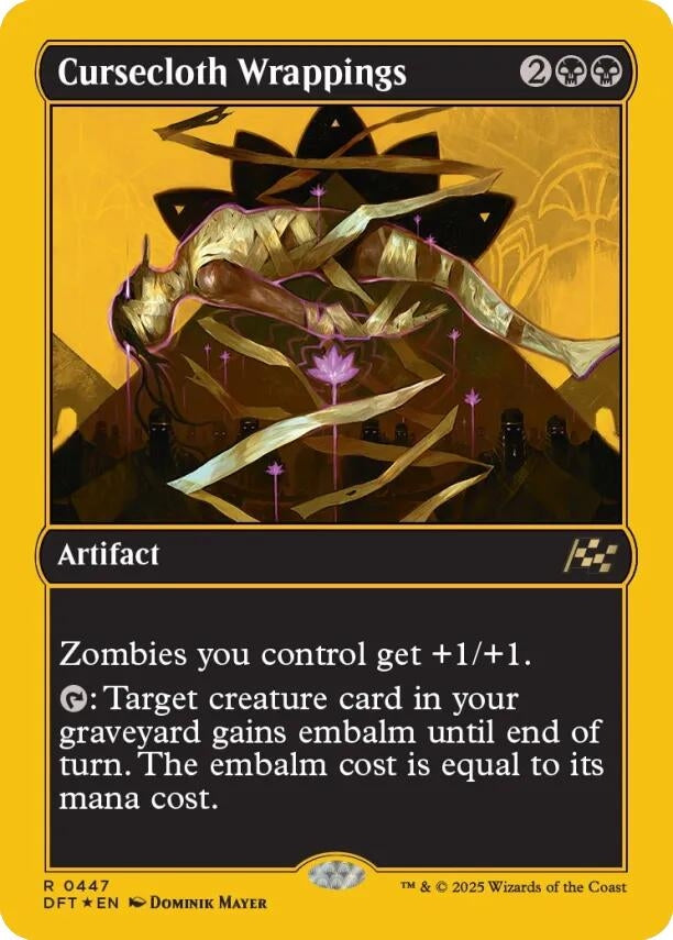 Image for Cursecloth Wrappings (First-Place Foil) (447) (DFT)