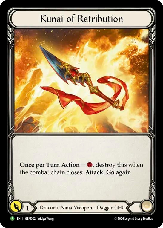 Image for Kunai of Retribution - GEM002 (GEM002) (GEM)