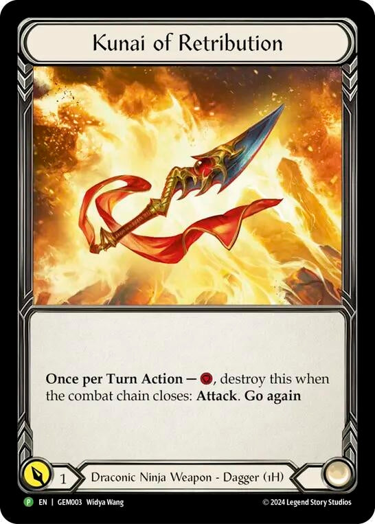 Image for Kunai of Retribution - GEM003 (GEM003) (GEM)
