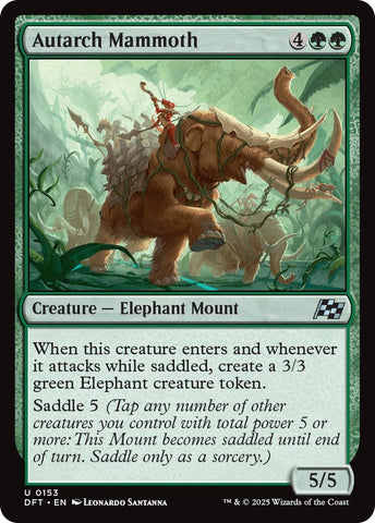 Image for Autarch Mammoth (153) (DFT)