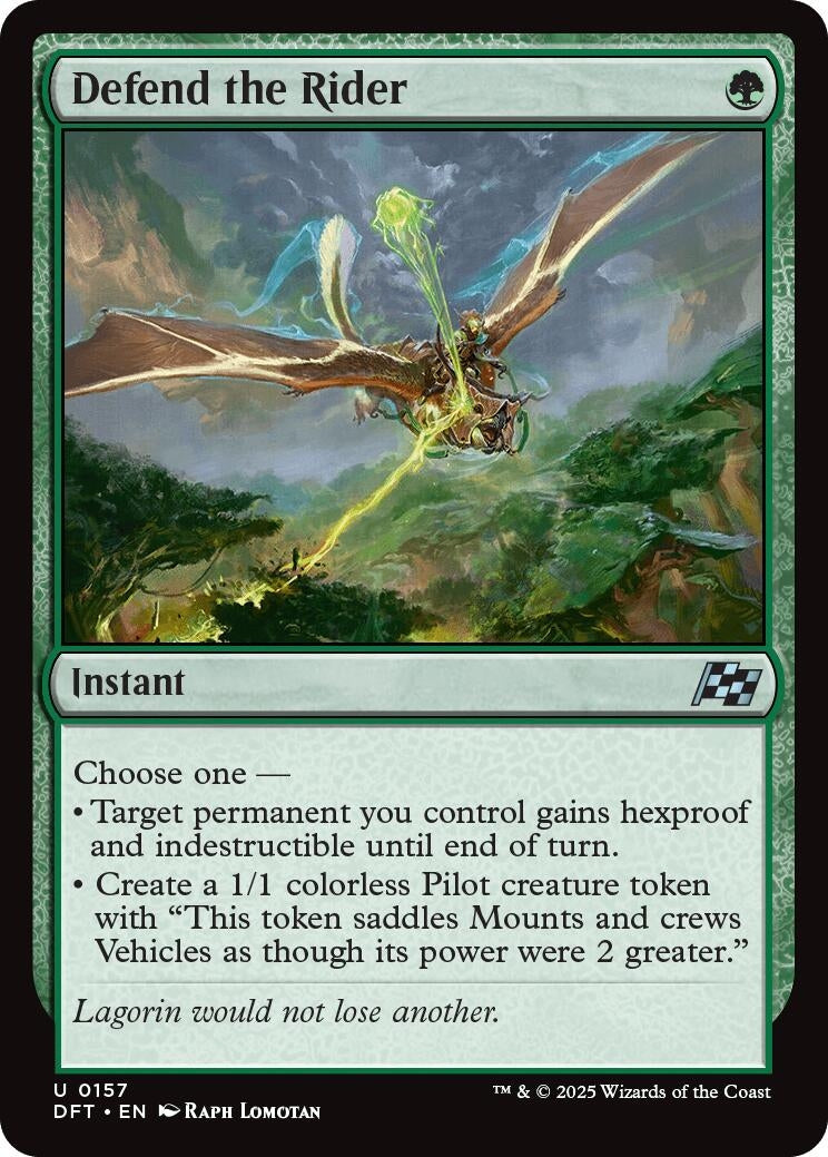 Image for Defend the Rider (157) (DFT)