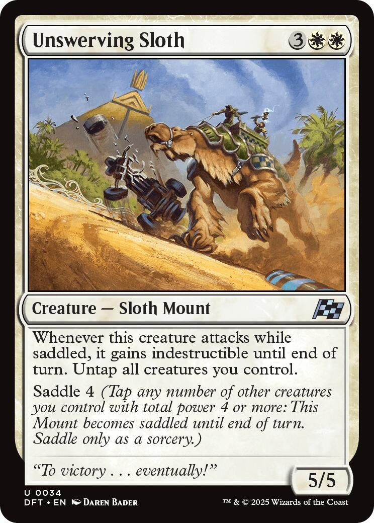 Image for Unswerving Sloth (34) (DFT)