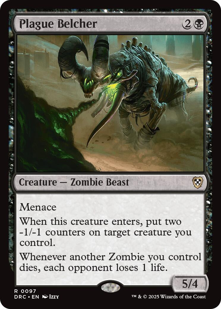Image for Plague Belcher (97) (DRC)