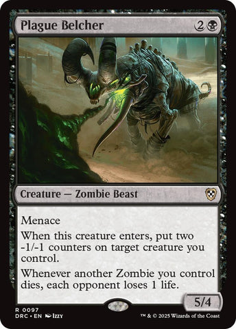 Image for Plague Belcher (97) (DRC)