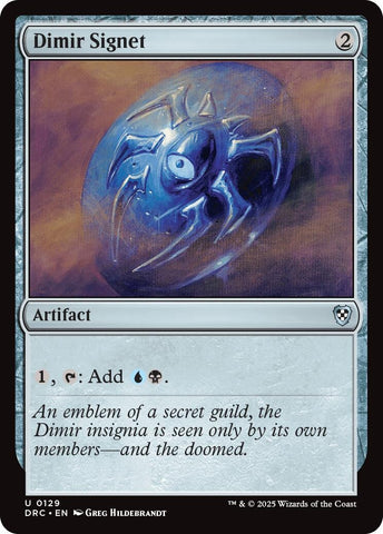 Image for Dimir Signet (129) (DRC)