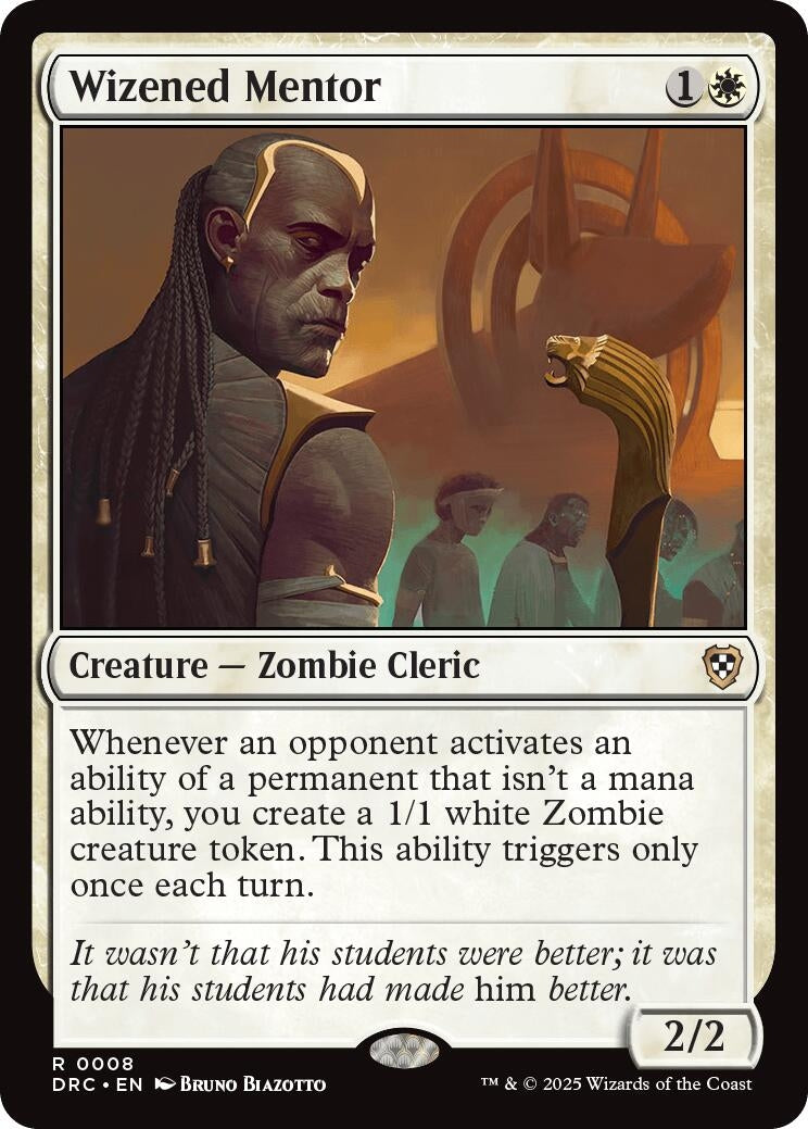 Image for Wizened Mentor (8) (DRC)
