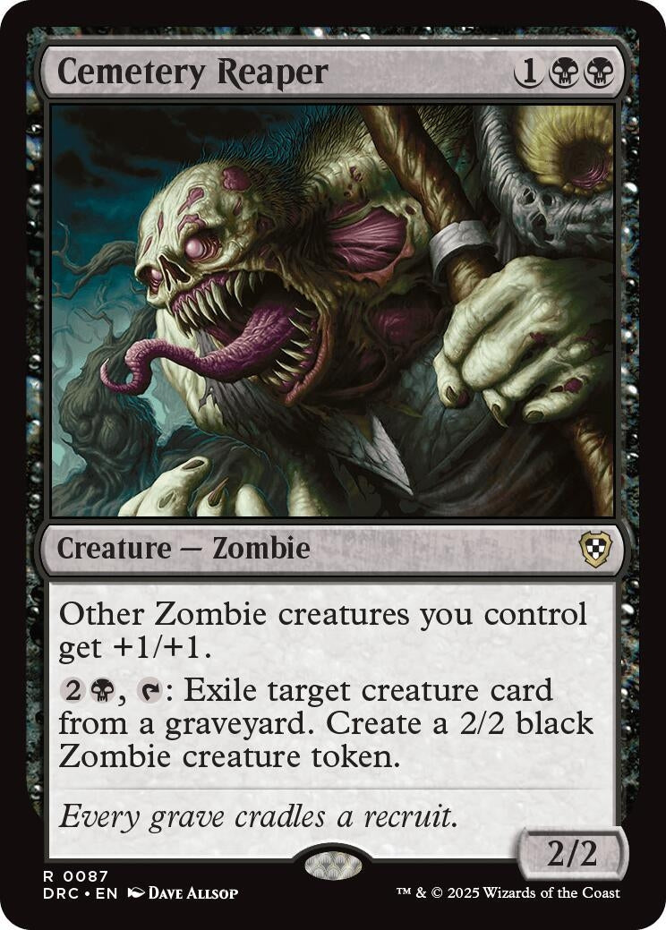 Image for Cemetery Reaper (87) (DRC)