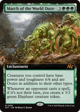 Image for March of the World Ooze (Extended Art) (388) (DFT)