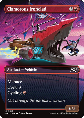 Image for Clamorous Ironclad (Borderless) (312) (DFT)