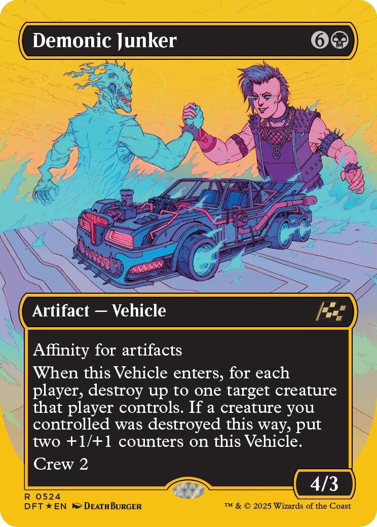 Image for Demonic Junker (Borderless) (First-Place Foil) (524) (DFT)