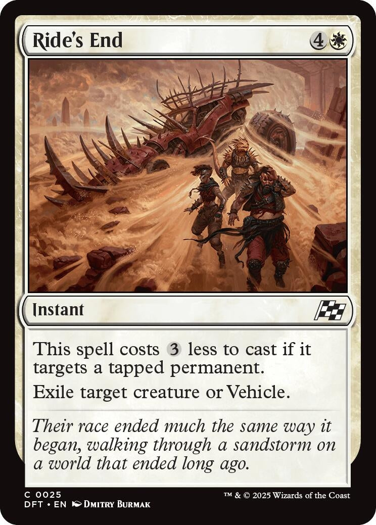 Image for Ride's End (25) (DFT)